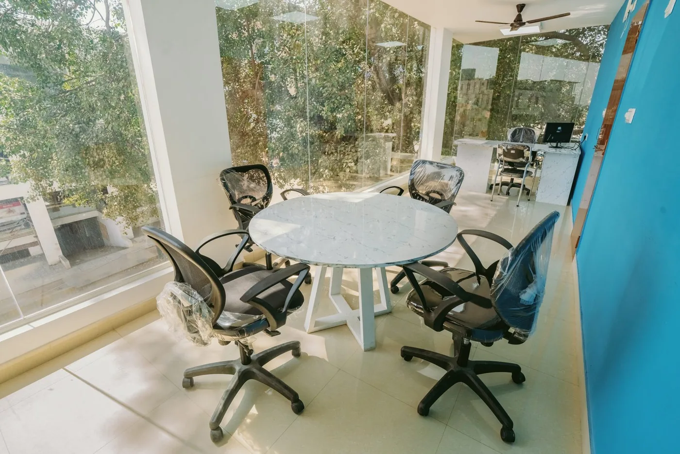 Meeting room, Karmika Seva Kendra, Candidscape