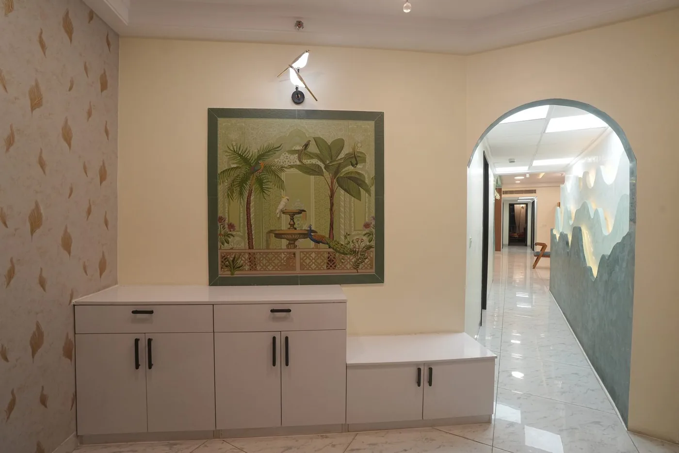 Entrance foyer at Mantri Pinnacle