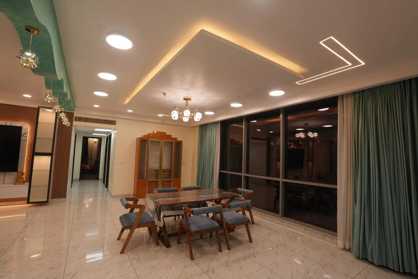 Dining by Candidscape, a completed Bangalore residence