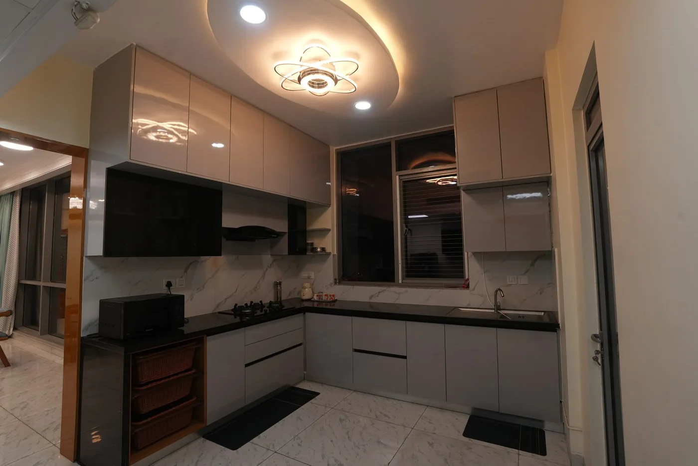 Modular kitchen by Candidscape, a completed Bangalore residence