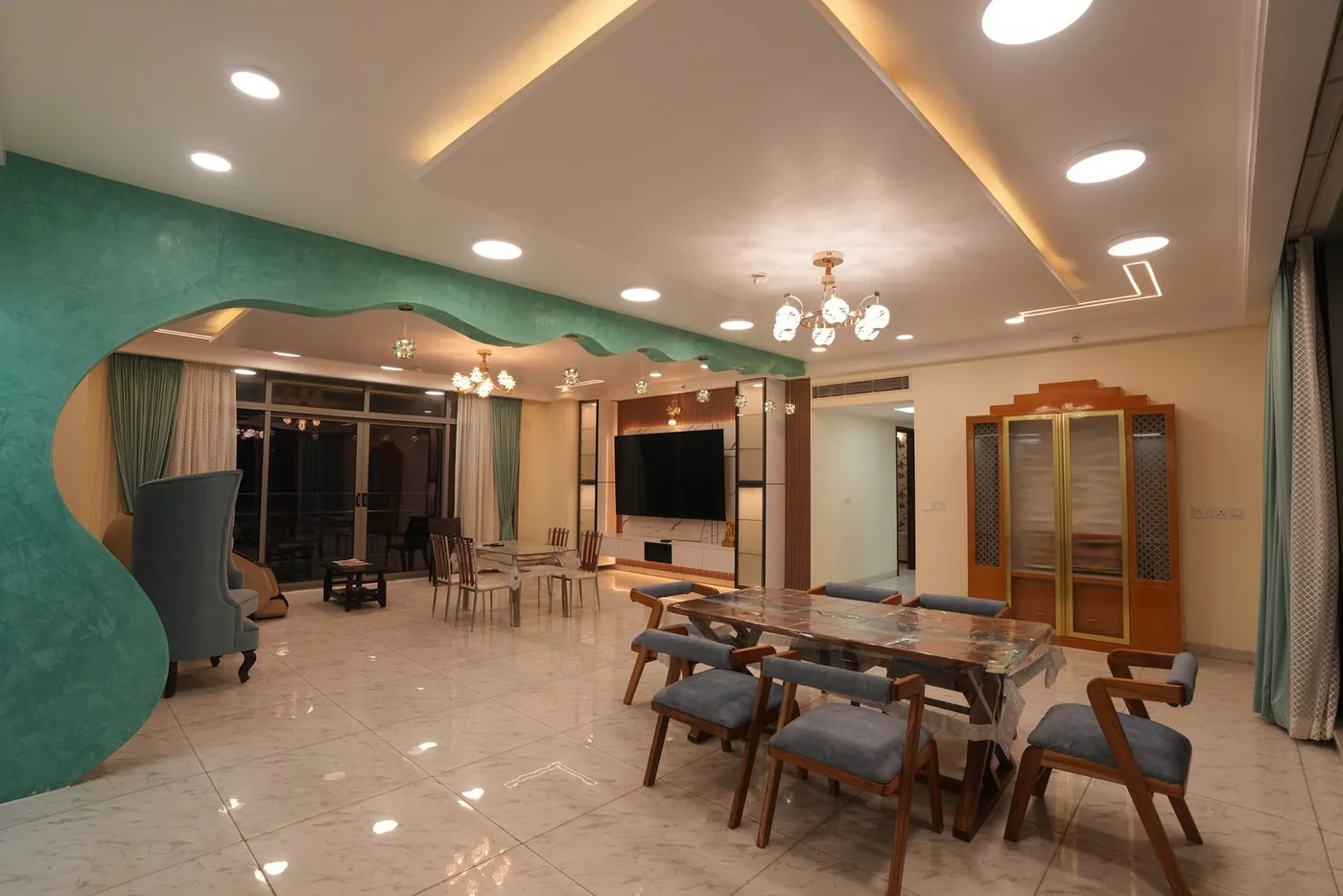 Living room by Candidscape, a completed Bangalore residence