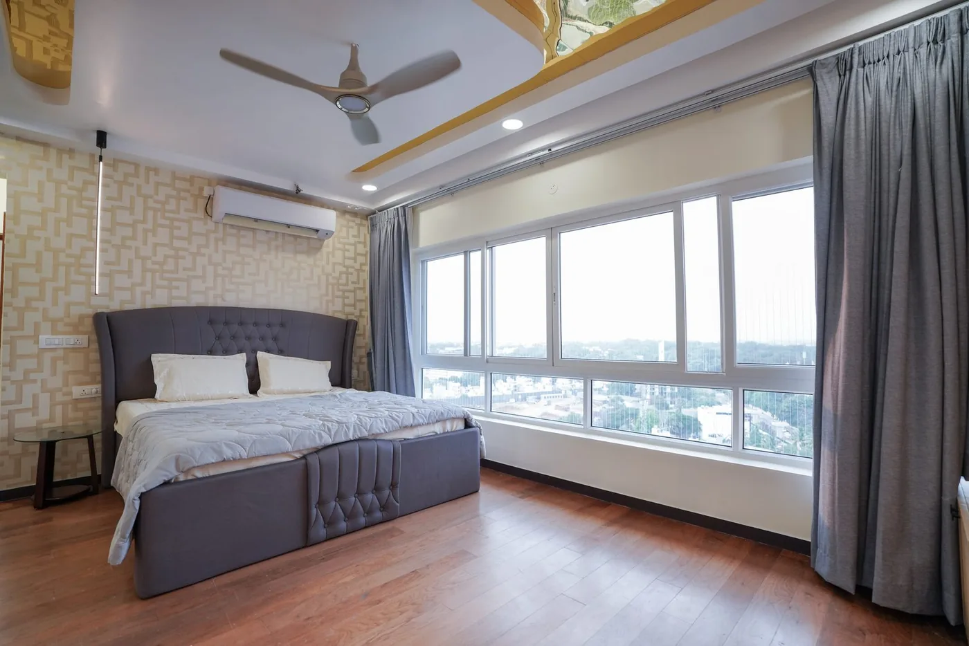 Master bedroom at RMZ City-View Residence